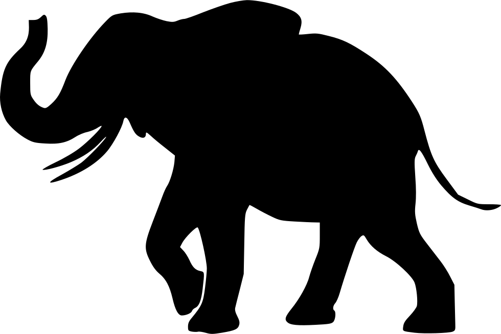 Vector Elephant African Transparent PNG Image