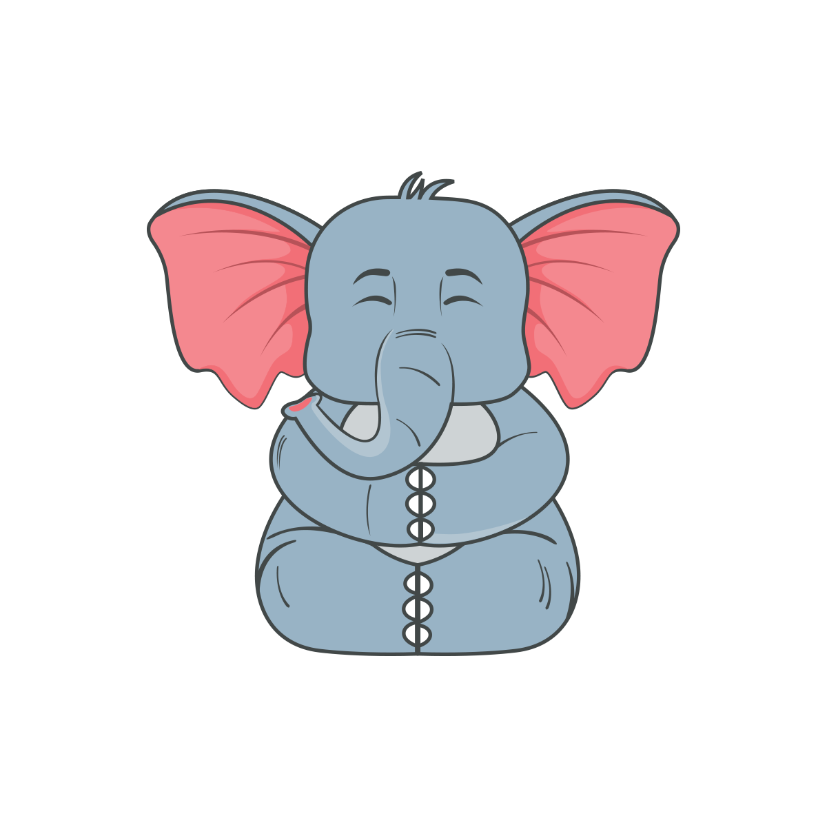 Vector Elephant Transparent PNG Image