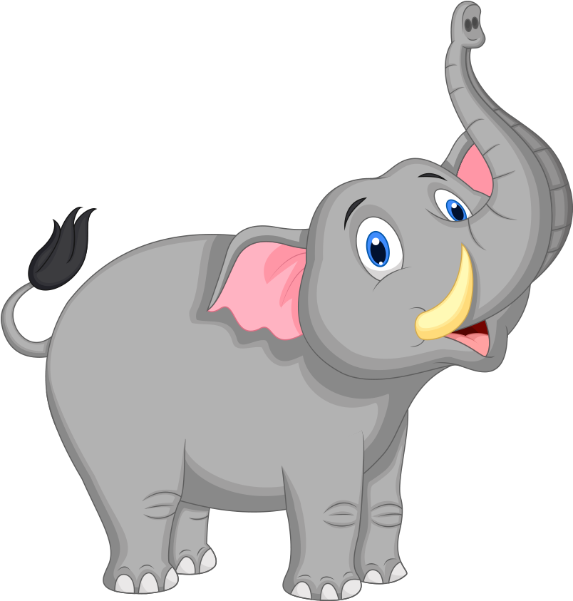 Vector Elephant Transparent PNG Image