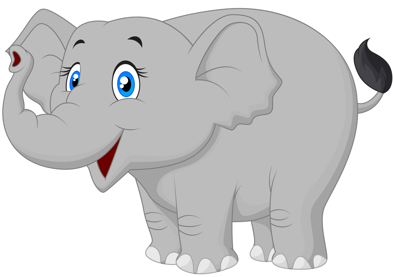 Vector Elephant Transparent PNG Image