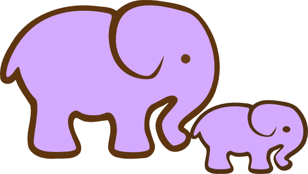 Vector Elephant Transparent PNG Image
