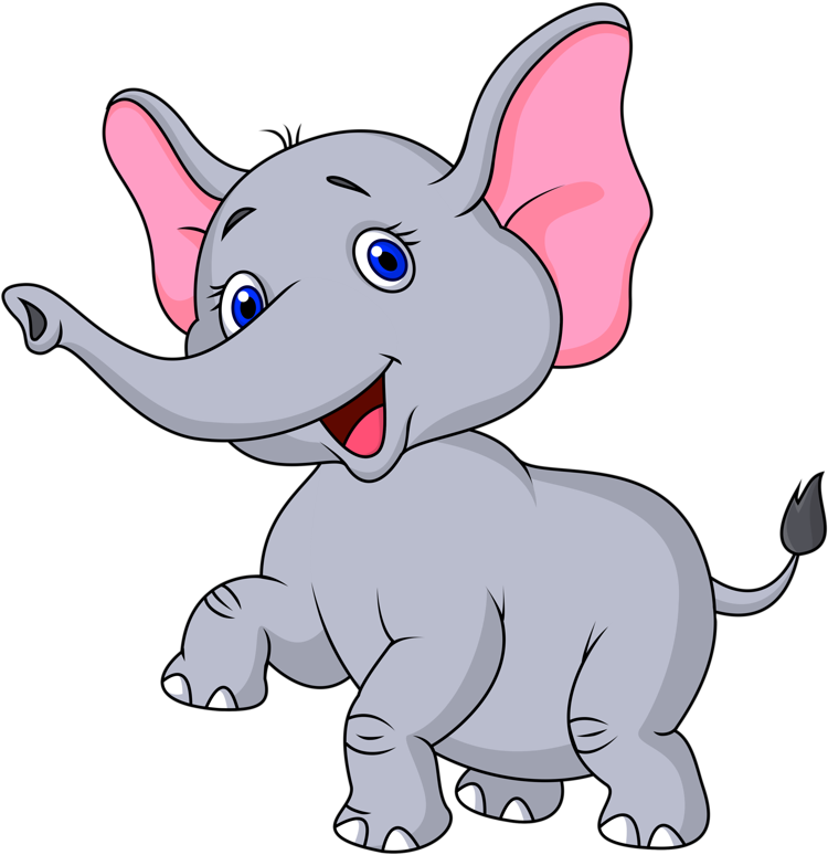 Vector Elephant Transparent PNG Image