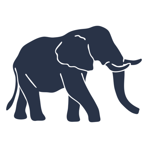 Vector Elephant Transparent PNG Image