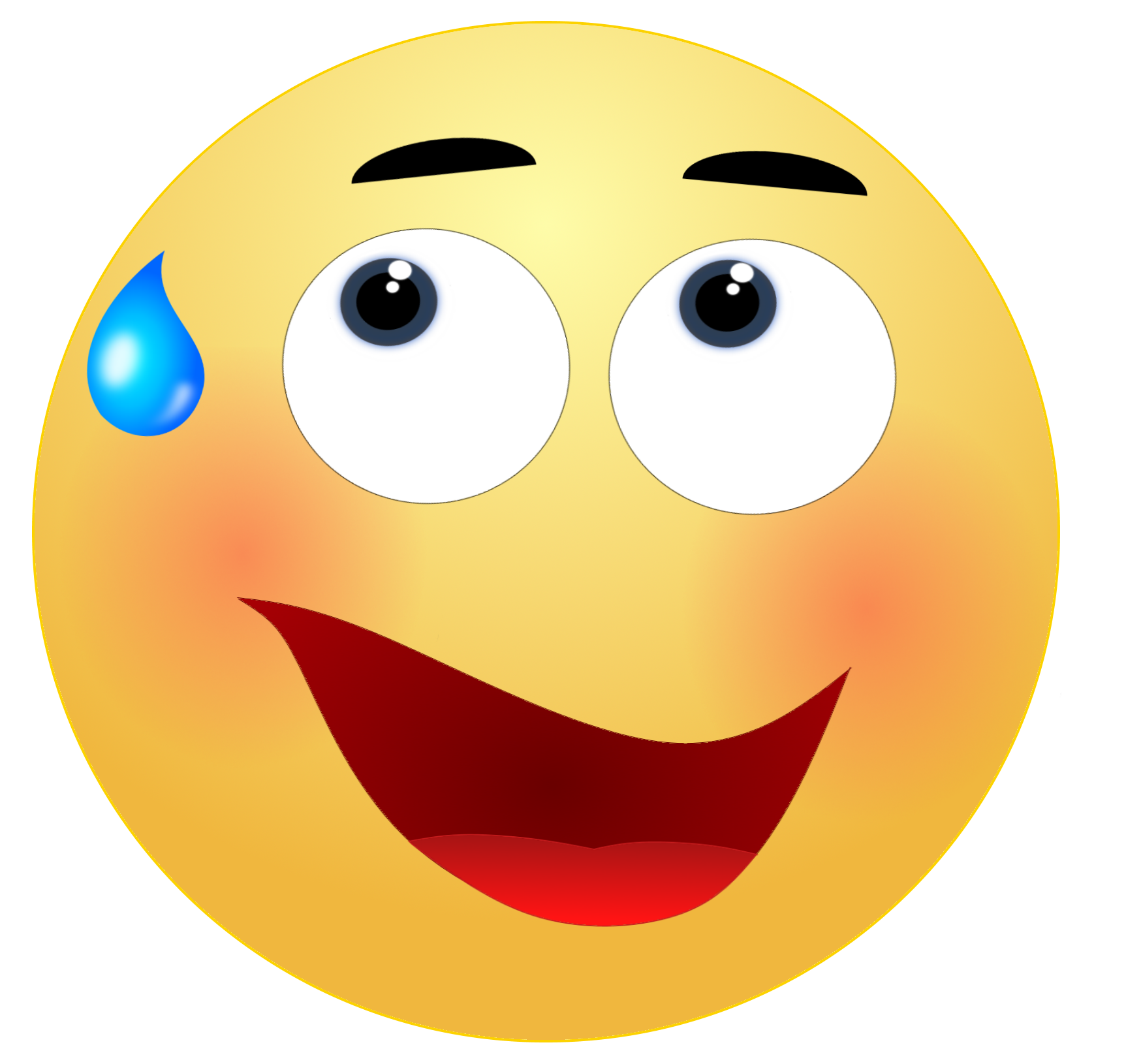 Bewildered Emoji Transparent PNG Image