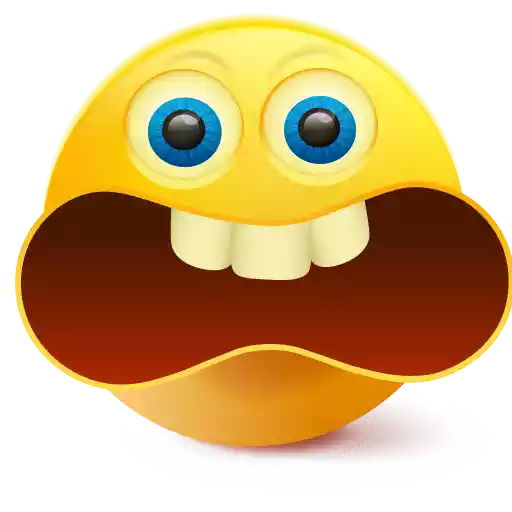 Big Mouth Emoji Transparent PNG Image