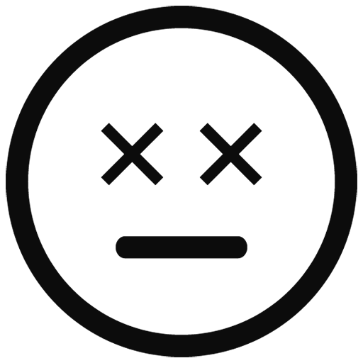 Black Outline Emoji Transparent PNG Image