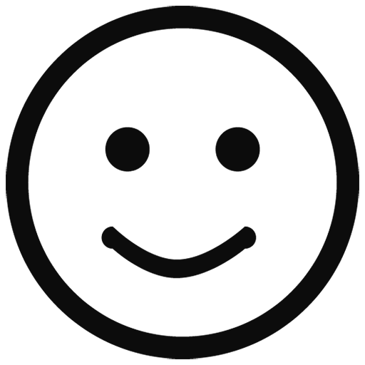 Black Outline Emoji Transparent PNG Image