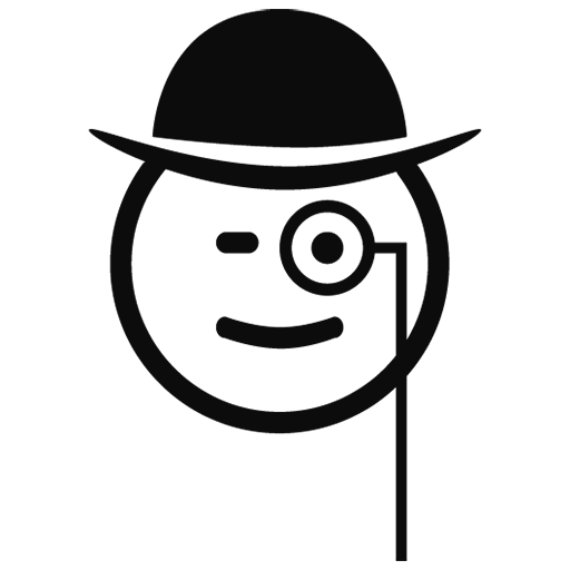 Black Outline Emoji Transparent PNG Image