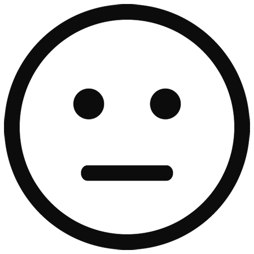 Black Outline Emoji Transparent PNG Image