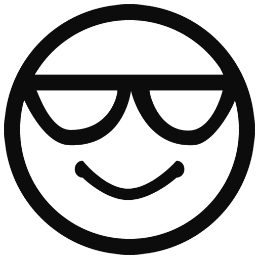 Black Outline Emoji Transparent PNG Image