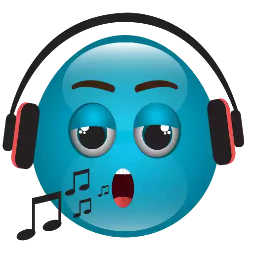 Blue Emoji Transparent PNG Image