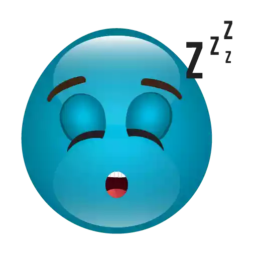 Blue Emoji Transparent PNG Image