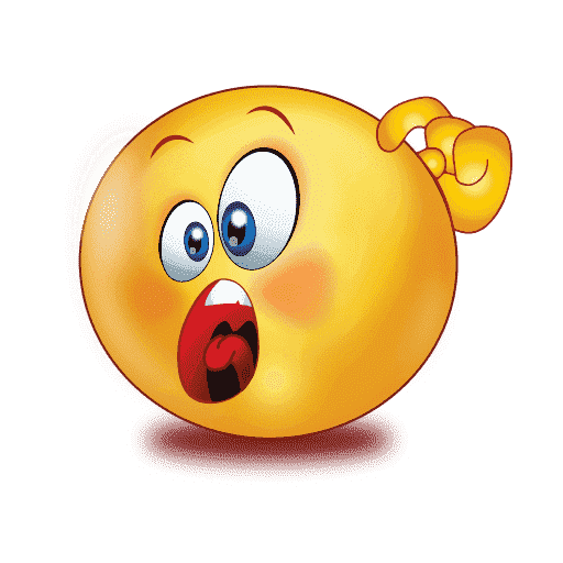 Confused Emoji File Transparent PNG Image