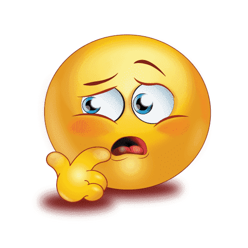 Confused Emoji Transparent PNG Image
