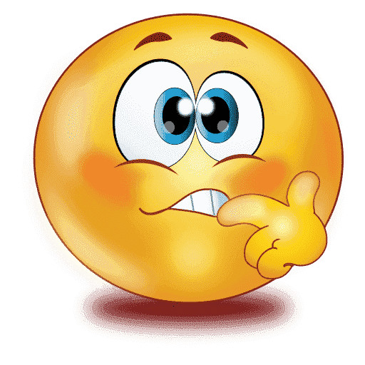 Confused Emoji Transparent PNG Image