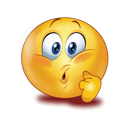 Confused Emoji Transparent PNG Image