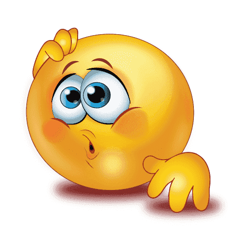 Confused Emoji Transparent PNG Image