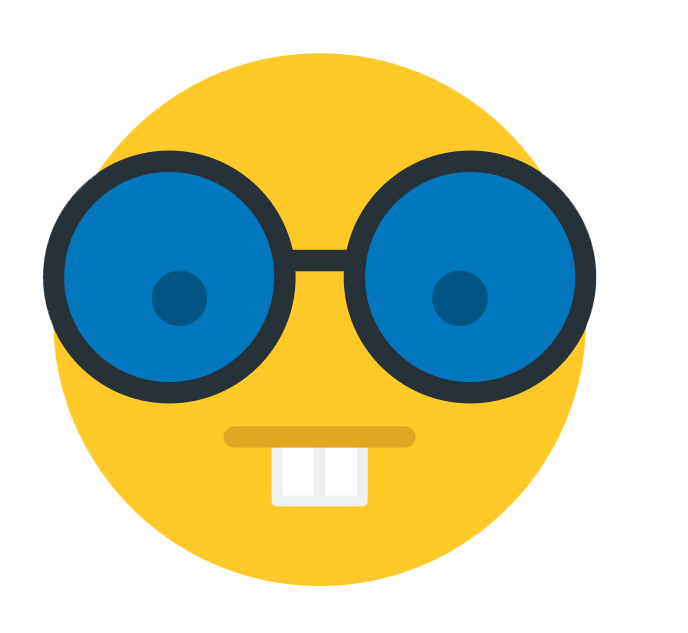 Whatsapp Emoji Hipster Cool Transparent PNG Image