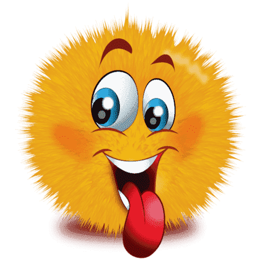 Cute Fur Emoji Transparent PNG Image
