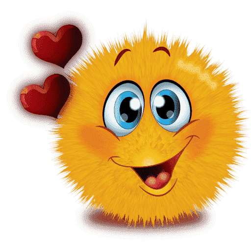 Cute Fur Emoji Transparent PNG Image
