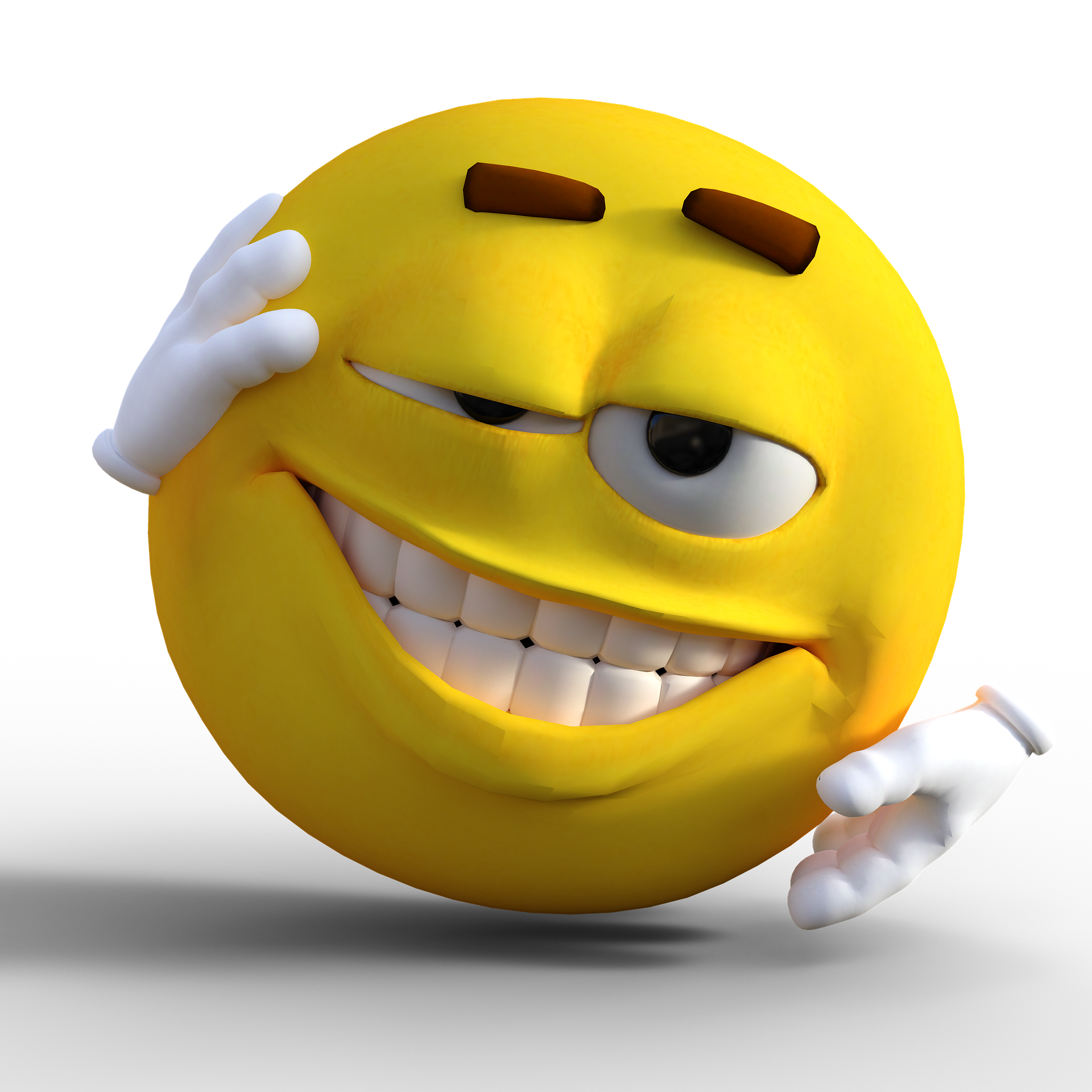 Hand With Emoji Transparent PNG Image