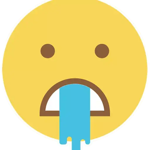 Flat Circle Emoji Transparent PNG Image
