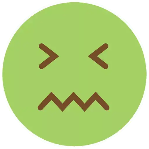 Flat Circle Emoji Transparent PNG Image