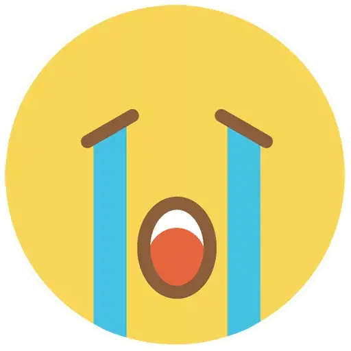 Flat Circle Emoji Transparent PNG Image