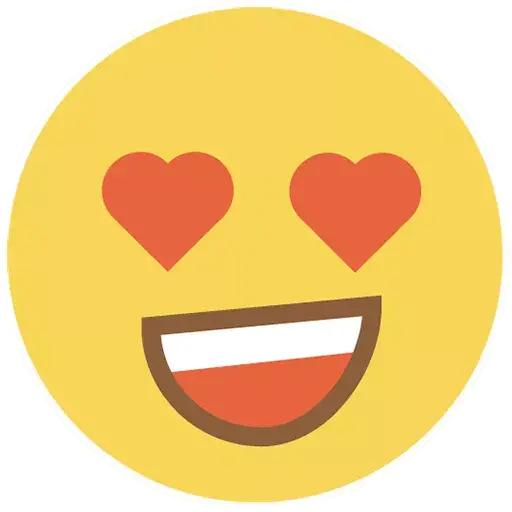 Flat Circle Emoji Transparent PNG Image