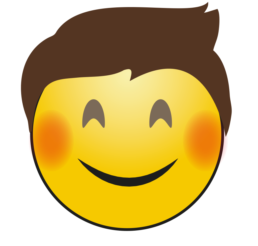 Funny Emoji Boy Transparent PNG Image