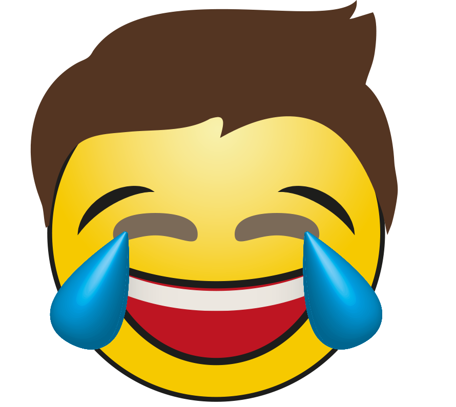 Funny Emoji Boy Transparent PNG Image