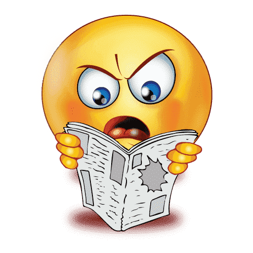 Gradient Angry Emoji Transparent PNG Image