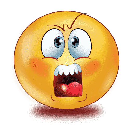 Gradient Angry Emoji Transparent PNG Image
