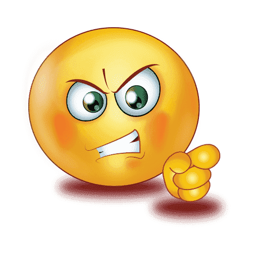 Gradient Angry Emoji Transparent PNG Image