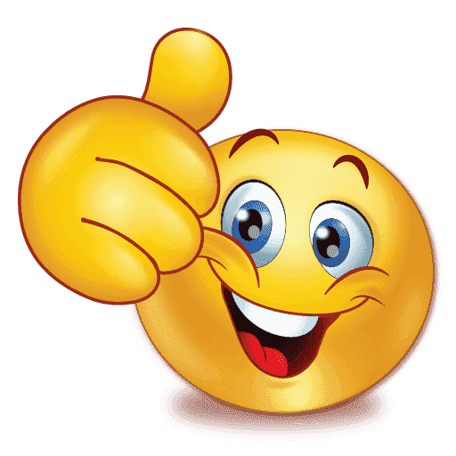 Gradient Great Job Emoji Transparent PNG Image