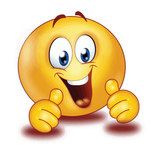 Gradient Great Job Emoji Transparent PNG Image
