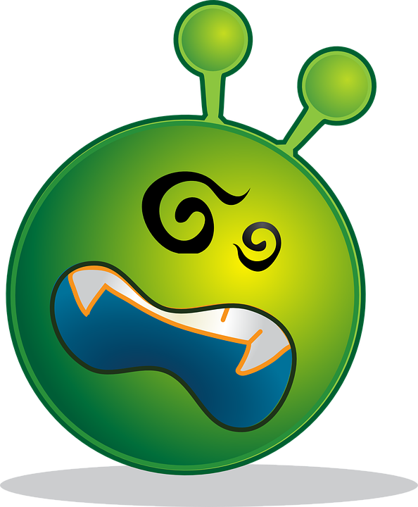Alien Crazy Green Transparent PNG Image