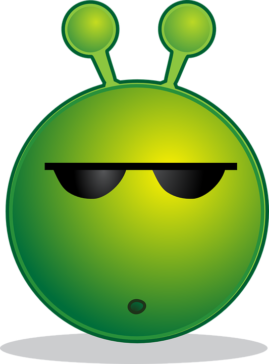 Alien Crazy Green Transparent PNG Image