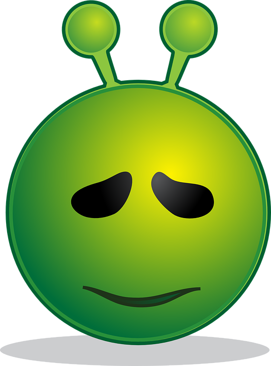 Alien Crazy Green Transparent PNG Image