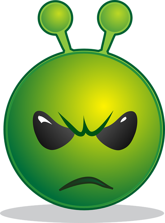 Alien Crazy Green Transparent PNG Image