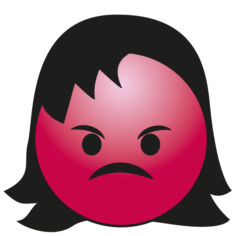 Hair Girl Emoji Transparent PNG Image