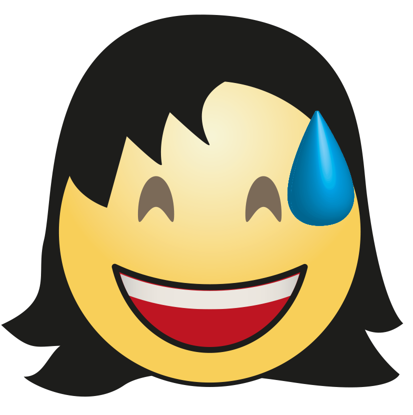 Hair Girl Emoji Transparent PNG Image