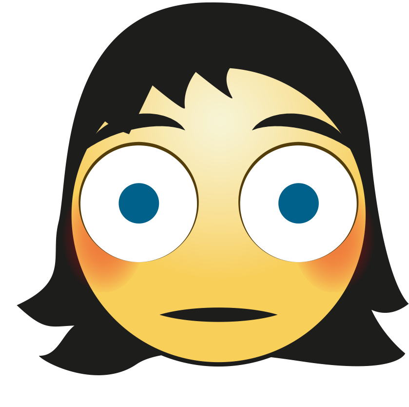 Hair Girl Emoji Transparent PNG Image