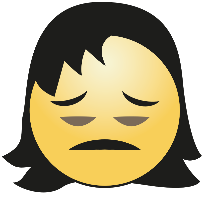 Hair Girl Emoji Transparent PNG Image