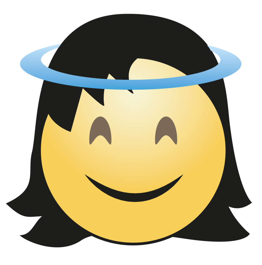 Hair Girl Emoji Transparent PNG Image