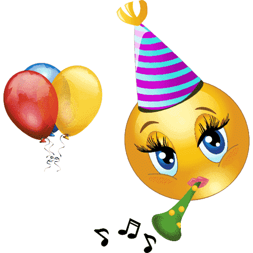 Emoji Birthday Happy Transparent PNG Image