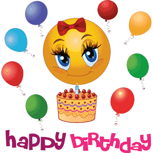Emoji Birthday Happy Transparent PNG Image