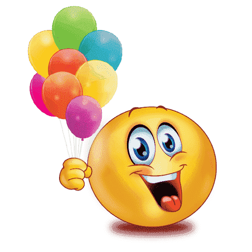 Emoji Birthday Happy Transparent PNG Image
