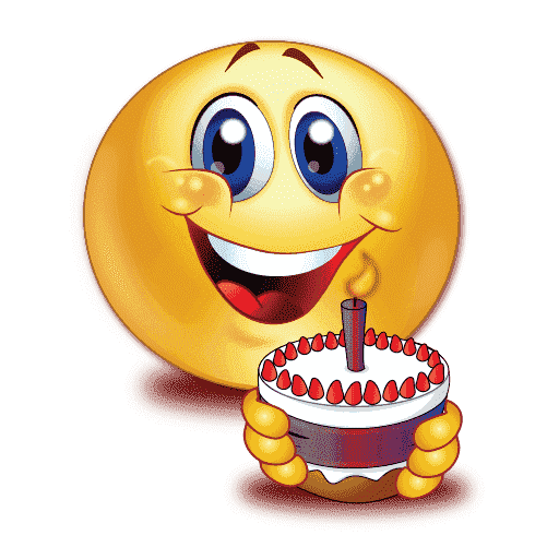 Emoji Birthday Happy Transparent PNG Image