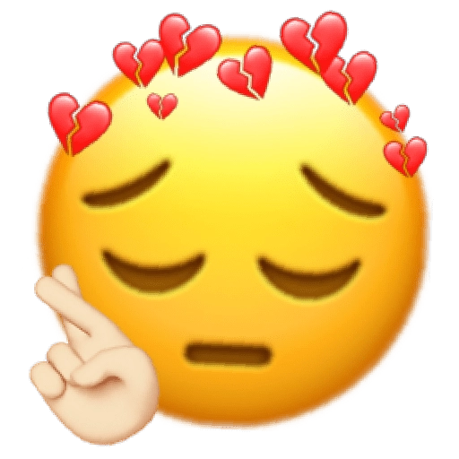 Heart Expression Emoji Transparent PNG Image